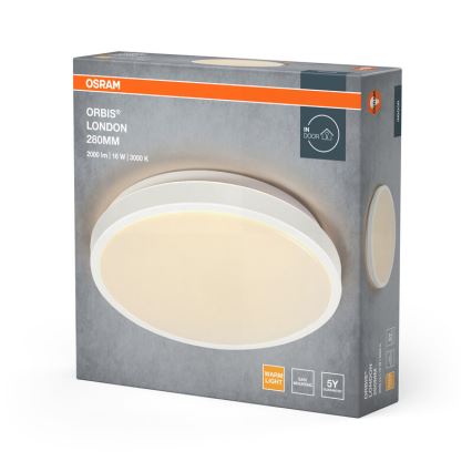Osram - LED Stropní svítidlo ORBIS LONDON LED/16W/230V pr. 28 cm bílá