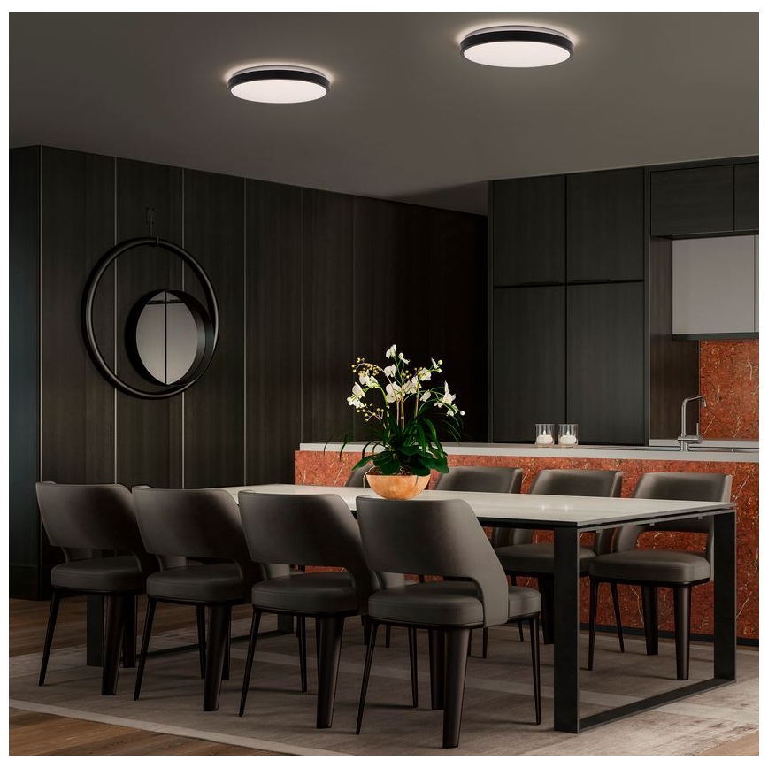Osram - LED Stropní svítidlo ORBIS LONDON LED/36W/230V pr. 48 cm černá
