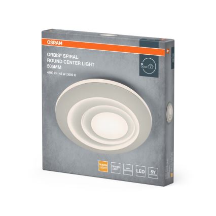 Osram - LED Stropní svítidlo ORBIS SPIRAL LED/42W/230V pr. 50,5 cm bílá