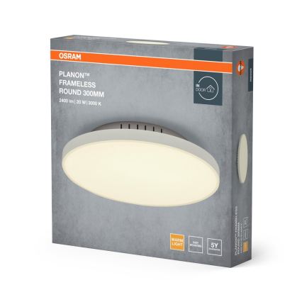 Osram - LED Stropní svítidlo PLANON LED/20W/230V 3000K pr. 30 cm bílá
