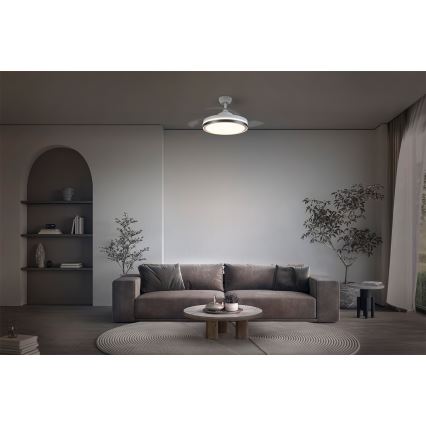 Osram - LED Stropní svítidlo s ventilátorem CEILING FAN LED/66W/230V 3000/4000/6500K bílá + dálkové ovládání