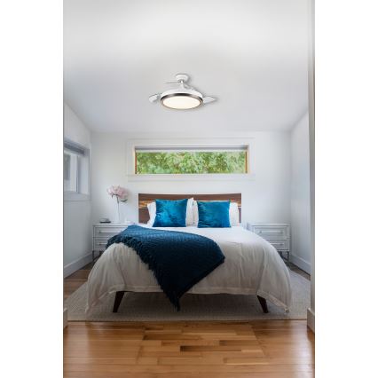 Osram - LED Stropní svítidlo s ventilátorem CEILING FAN LED/66W/230V 3000/4000/6500K bílá + dálkové ovládání