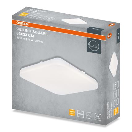 Osram - LED Stropní svítidlo SQUARE LED/24W/230V 33x33 cm