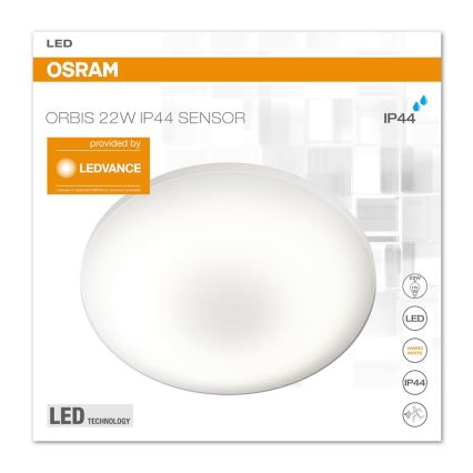 Osram - LED Svítidlo se senzorem SILARA LED/22W/230V IP44