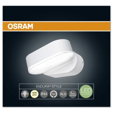 Osram - LED Venkovní nástěnné svítidlo ENDURA LED/8W/230V IP44 bílá 