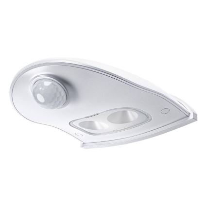 Osram - LED Venkovní nástěnné svítidlo se senzorem DOORLED LED/0,5W/3xAA IP54 bílá