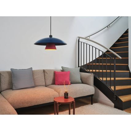 Osram - Lustr na lanku DECOR FLYING MUSHROOM 1xE27/25W/230V pr. 50 cm modrá