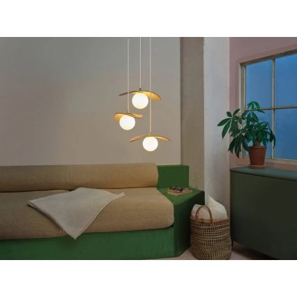 Osram - Lustr na lanku DECOR PEARL 3xG9/5W/230V béžová
