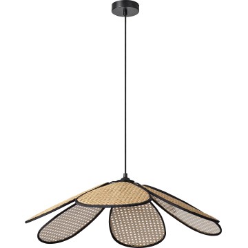 Osram - Lustr na lanku DECOR RATTAN 1xE27/15W/230V pr. 69 cm béžová/černá