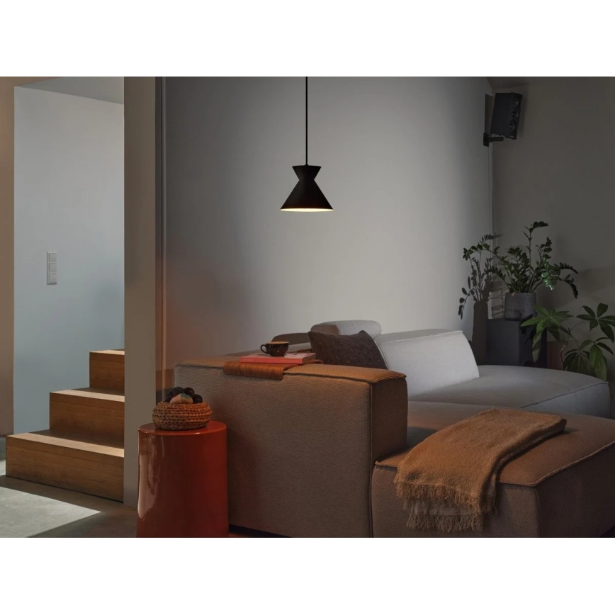 Osram - Lustr na lanku DECOR WAIST 1xE27/40W/230V černá