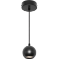 Osram - Lustr na lanku SPOT SPHERAL 1xGU10/6W/230V černá