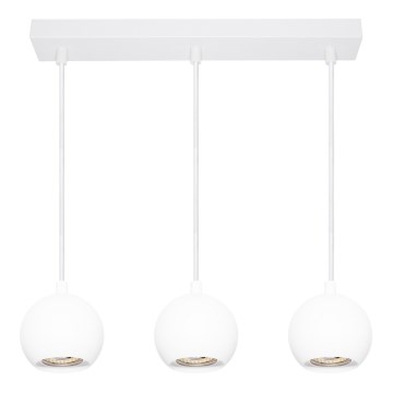 Osram - Lustr na lanku SPOT SPHERAL 3xGU10/6W/230V bílá