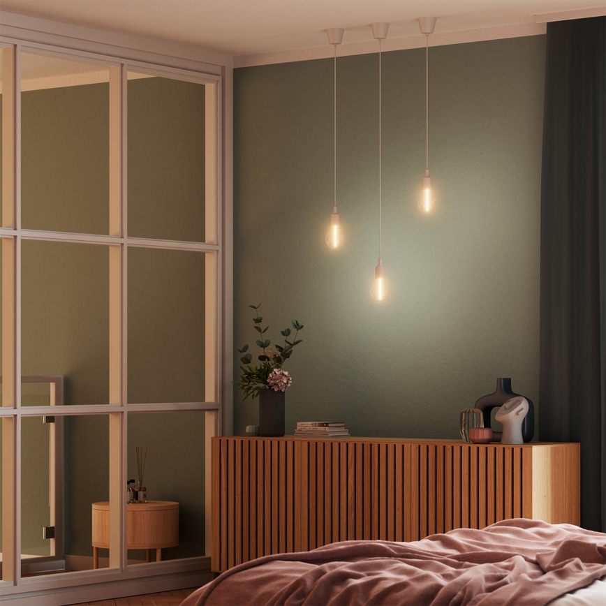 Osram - Napájecí kabel PENDULUM BELL 1xE27/15W/230V bílá