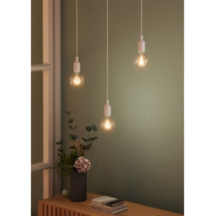 Osram - Napájecí kabel PENDULUM BELL 1xE27/15W/230V bílá