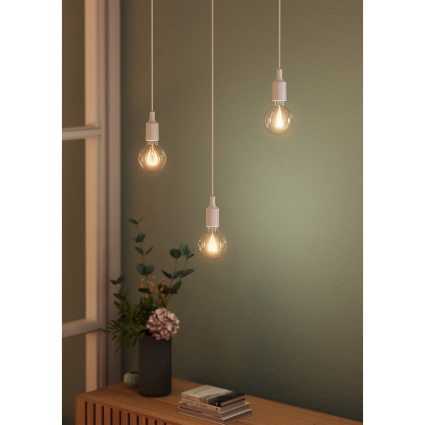 Osram - Napájecí kabel PENDULUM BELL 1xE27/15W/230V bílá