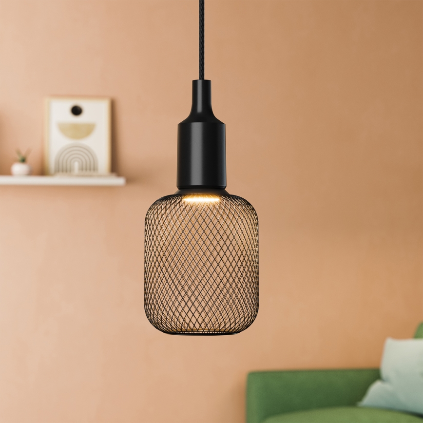 Osram - Napájecí kabel PENDULUM BELL 1xE27/15W/230V černá