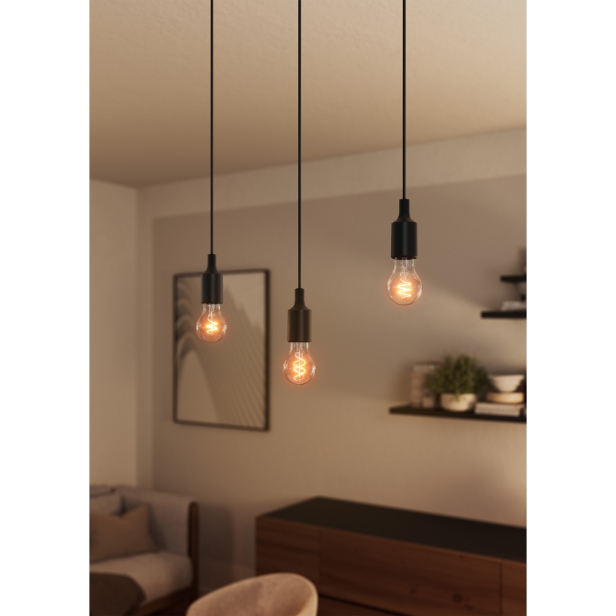 Osram - Napájecí kabel PENDULUM BELL 1xE27/15W/230V černá