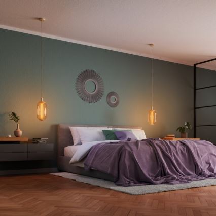 Osram - Napájecí kabel PENDULUM NEEDLE 1xE27/15W/230V béžová