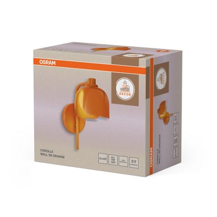 Osram - Nástěnná lampa DECOR COROLLE 1xG9/20W/230V oranžová