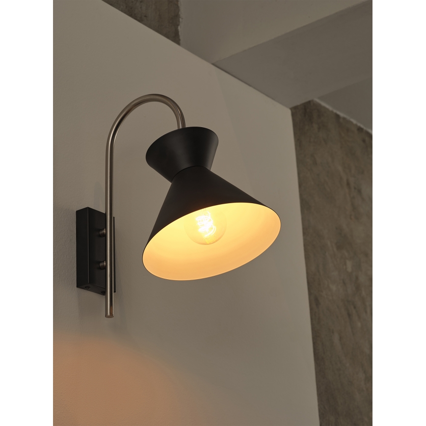 Osram - Nástěnná lampa DECOR WAIST 1xE27/40W/230V černá