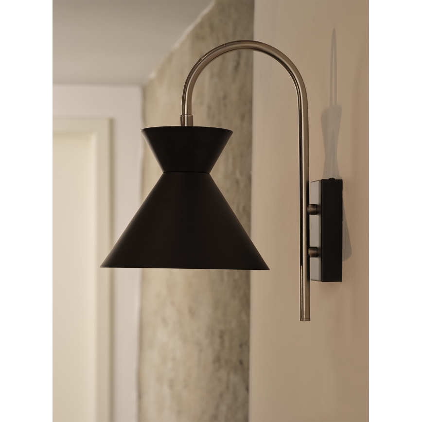 Osram - Nástěnná lampa DECOR WAIST 1xE27/40W/230V černá