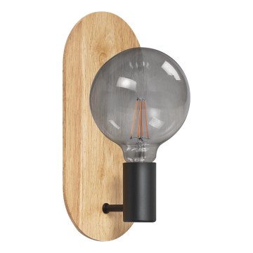 Osram - Nástěnná lampa DECOR WOOD 1xE27/8W/230V kaučukovník