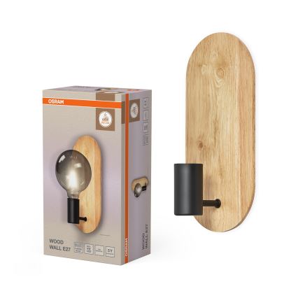 Osram - Nástěnná lampa DECOR WOOD 1xE27/8W/230V kaučukovník