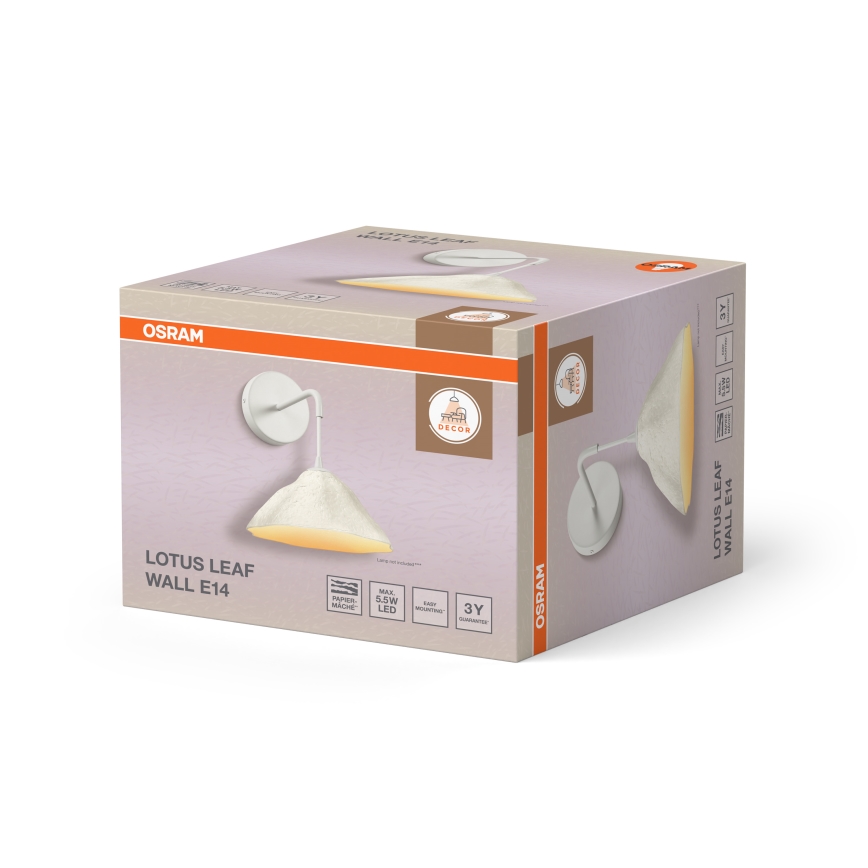 Osram - Nástěnná lampa LOTUS LEAF 1xE14/5,5W/230V