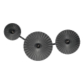 Osram - Nástěnné svítidlo PLISSEE 3xE27/15W/230V antracit
