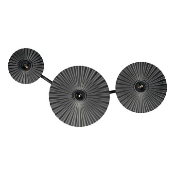 Osram - Nástěnné svítidlo PLISSEE 3xE27/15W/230V antracit