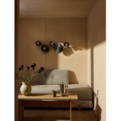 Osram - Nástěnné svítidlo PLISSEE 5xE27/15W/230V antracit