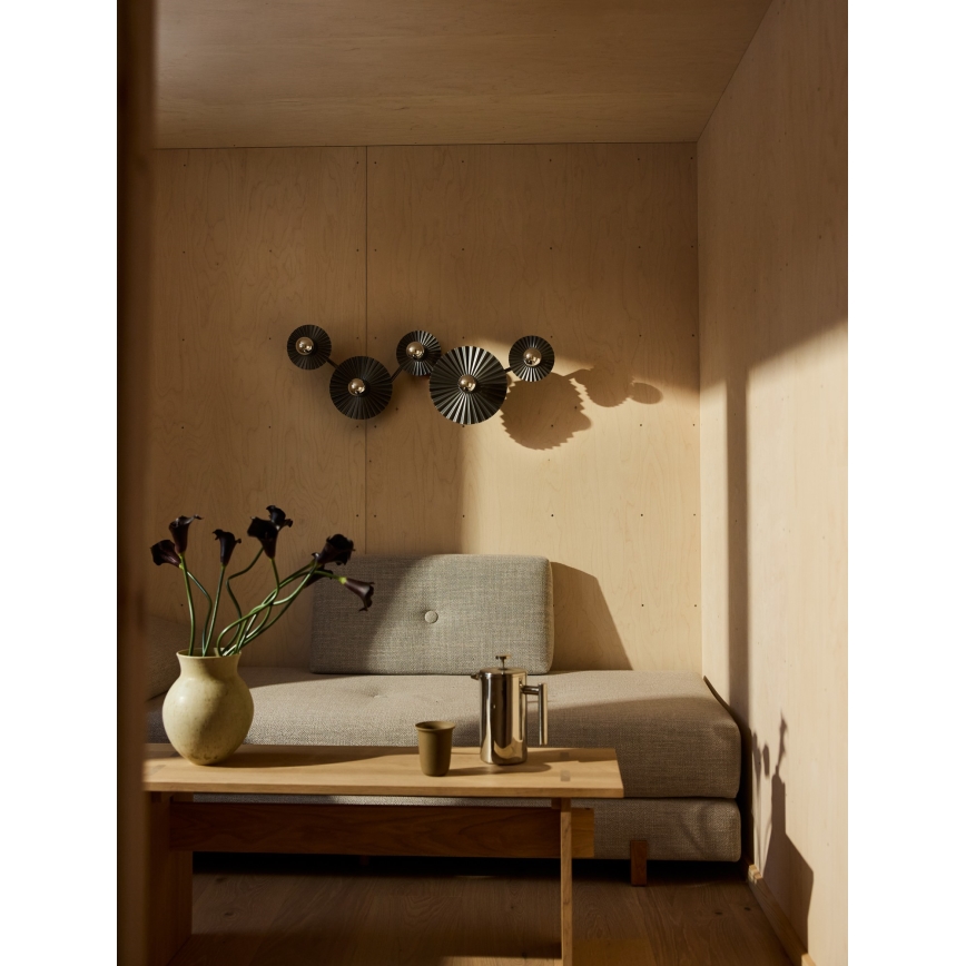 Osram - Nástěnné svítidlo PLISSEE 5xE27/15W/230V antracit