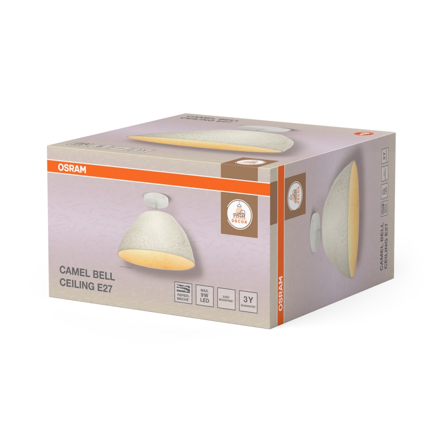 Osram - Přisazený lustr CAMEL BELL 1xE27/9W/230V pr. 37,5 cm