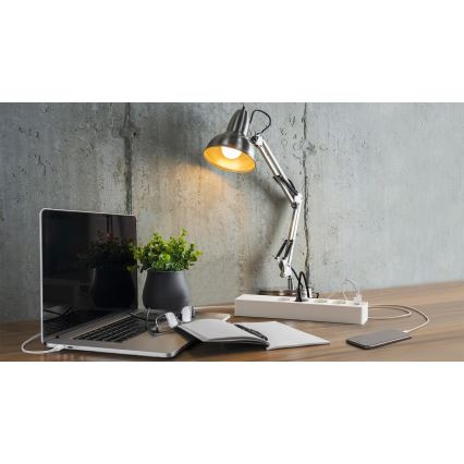 Osram - Prodlužovací kabel SMART+ 4Z typ F + 2xUSB-A + 2xUSB-C Wi-Fi