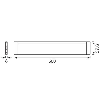 Osram - Rozšiřovací sada LED Stmívatelné podlinkové svítidlo LED/8W/24/230V 2700-6500K Wi-Fi bílá