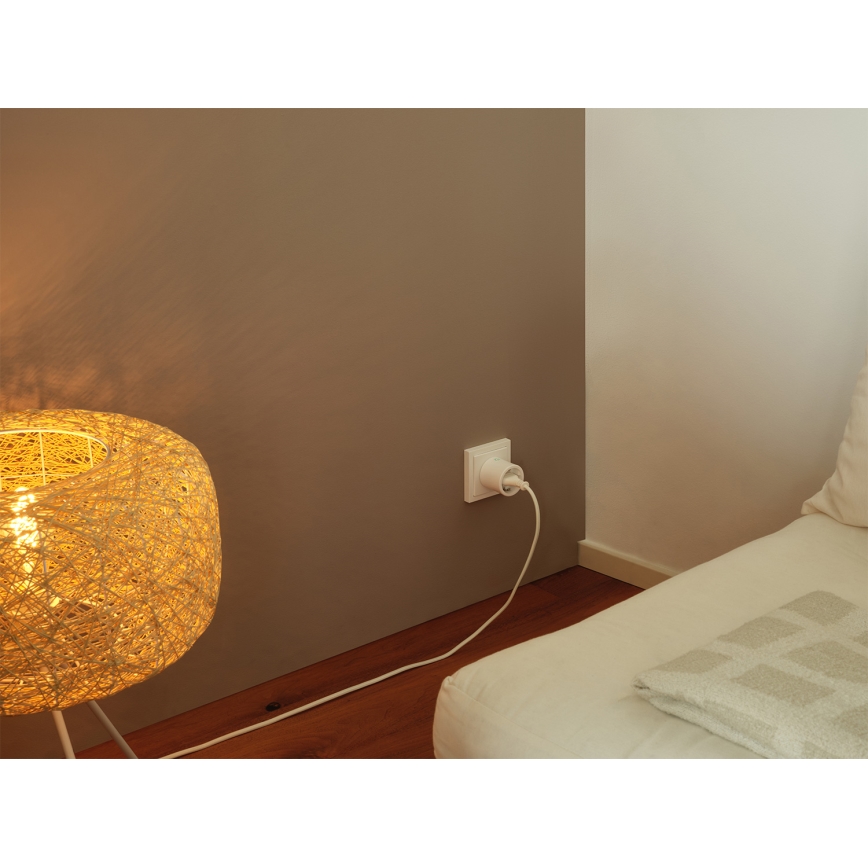 Osram - SADA 2x Chytrá zásuvka SMART+ MATTER SCHUKO 2300W/230V/10A Wi-Fi bílá