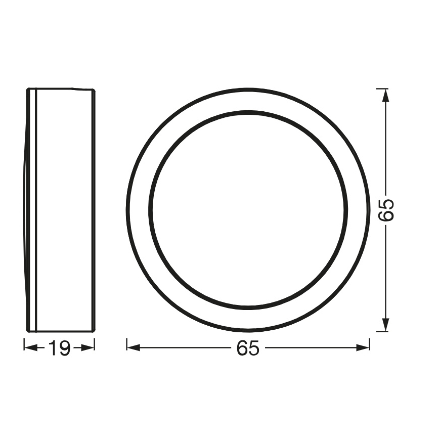 Osram - SADA 3x LED Podlinkové svítidlo UNDERCABINET LED/3W/230V 3000K černá