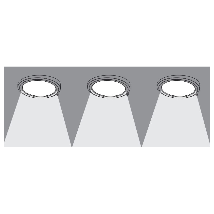 Osram -SADA 3x LED Stmívatelné podlinkové svítidlo SMART+ LED/6,5W/230V 3000-6500K Wi-Fi