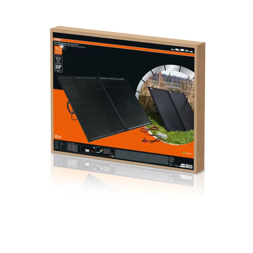 Osram - Solární panel pro nezávislé nabíjení BATTERY CHARGE SOLAR 200W IP65