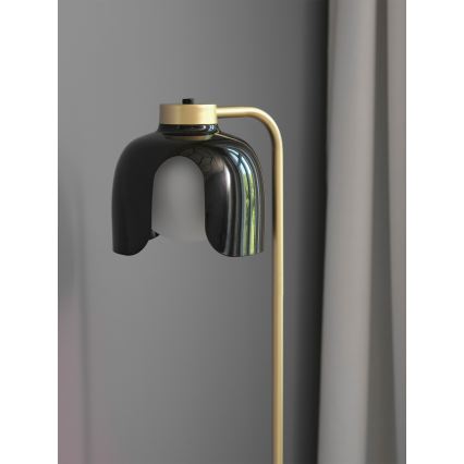 Osram - Stojací lampa DECOR COROLLE 1xE27/15W/230V černá/zlatá