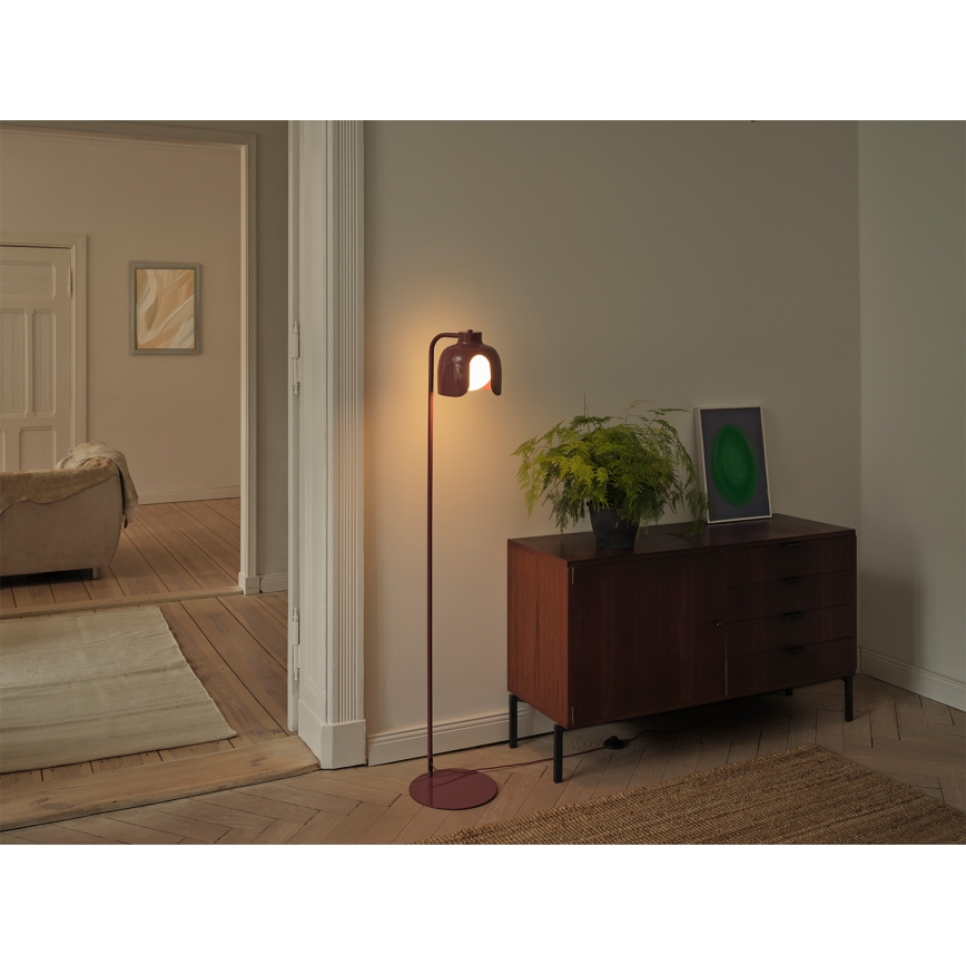 Osram - Stojací lampa DECOR COROLLE 1xE27/15W/230V červená