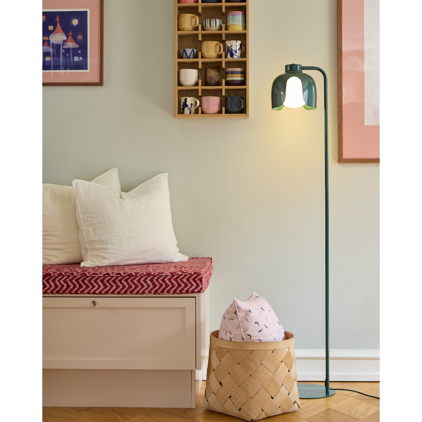 Osram - Stojací lampa DECOR COROLLE 1xE27/15W/230V zelená