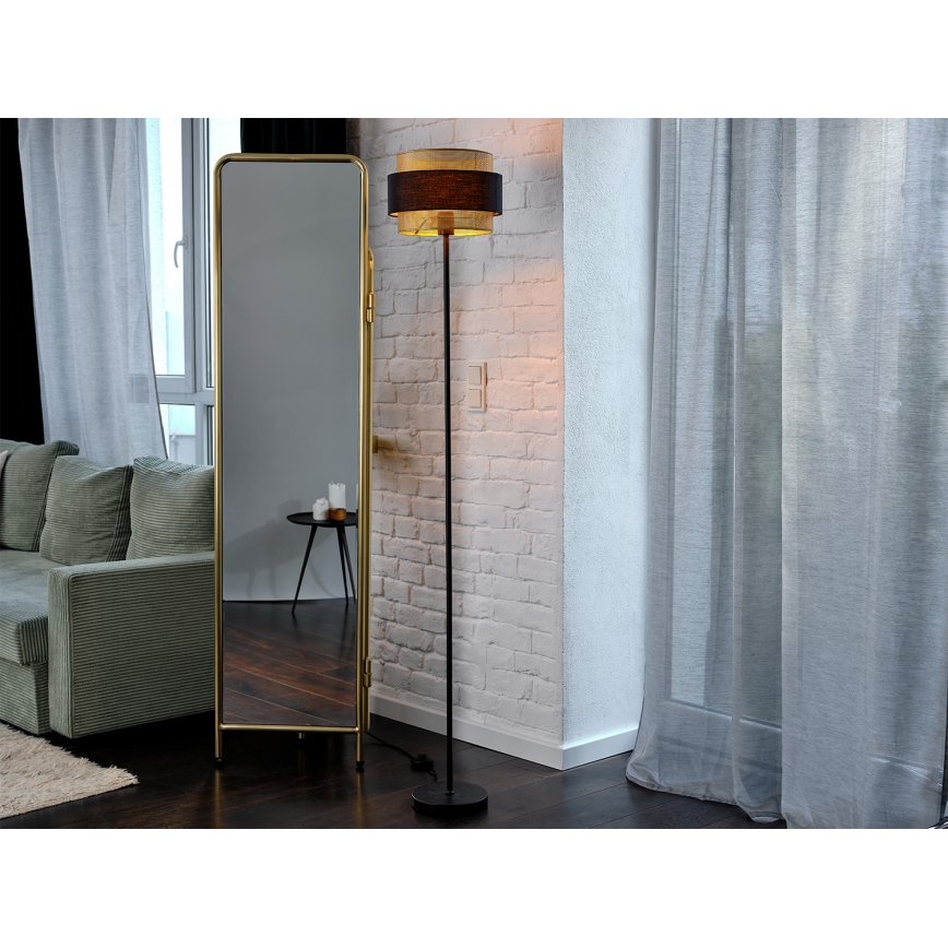 Osram - Stojací lampa DECOR HORNET 1xE27/10W/230V černá/zlatá