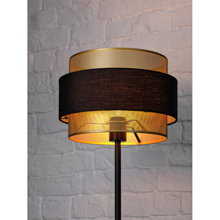 Osram - Stojací lampa DECOR HORNET 1xE27/10W/230V černá/zlatá