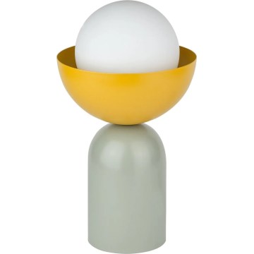 Osram - Stolní lampa DECOR BOWL 1xE14/25W/230V zelená/žlutá