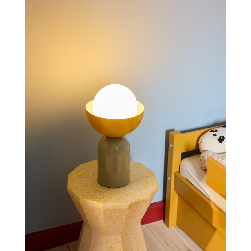 Osram - Stolní lampa DECOR BOWL 1xE14/25W/230V zelená/žlutá