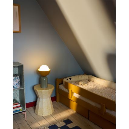 Osram - Stolní lampa DECOR BOWL 1xE14/25W/230V zelená/žlutá