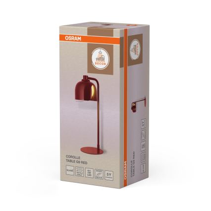 Osram - Stolní lampa DECOR COROLLE 1xG9/20W/230V červená