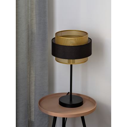 Osram - Stolní lampa DECOR HORNET 1xE27/10W/230V černá/zlatá