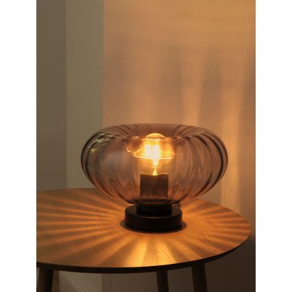 Osram - Stolní lampa DECOR SMOKE 1xE27/12W/230V černá/kouřová šedá